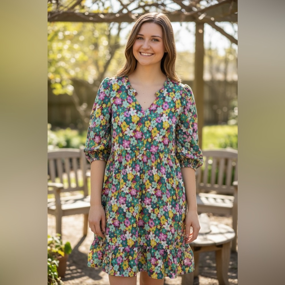 Daisy Dreams Floral Print Daisy Dress